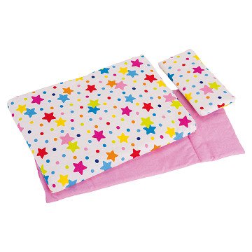 Goki Doll Bed Cover Stars