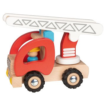 Goki Wooden Fire Department Ladder Truck