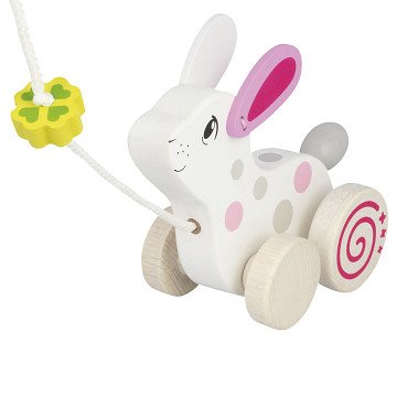 Wooden Pull-along Animal Rabbit
