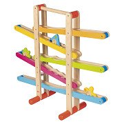 Goki Wooden Marble Track with Figures