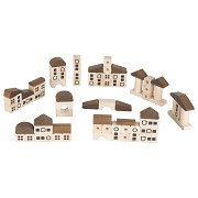 Goki Wooden Building Blocks City, 70 pieces.