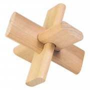 Goki Wooden Thinking Puzzle in Cotton Bag