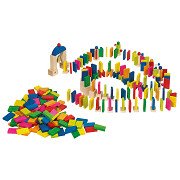 Goki Domino-Spielset aus Holz, 247 Teile.