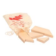 Goki Holz-Gehirnpuzzle T-Form in Tasche