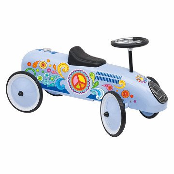 Lauffahrzeug Retro Blau