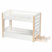 Goki Wooden Doll Bunk Bed with Slide