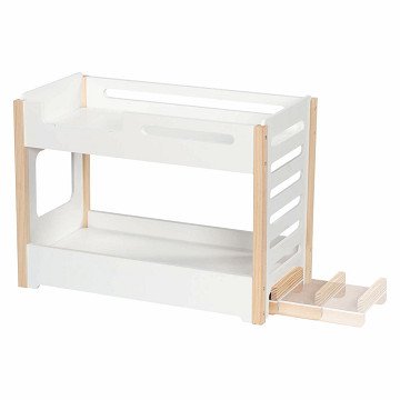 Goki Wooden Doll Bunk Bed with Slide