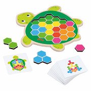 Goki Holz-Schildkröten-Puzzlespiel Rosy, 41.