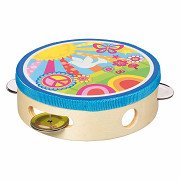 Goki Holztamburin mit Glöckchen Sunshine