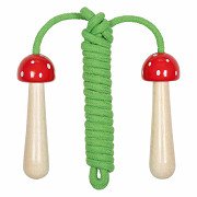 Goki Springseil mit Holzgriffen Pilz