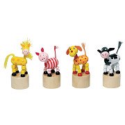 Goki Wooden Print Figure Animals