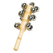 Goki Wooden Instrument Bell Stick with 13 Bells