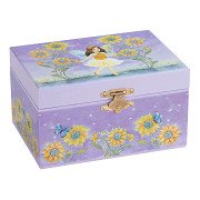 Goki Spieluhr Ballerina Blumen Lila