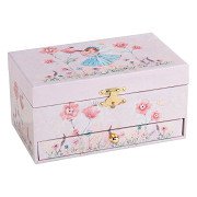 Goki Spieluhr Ballerina Blumen Rosa