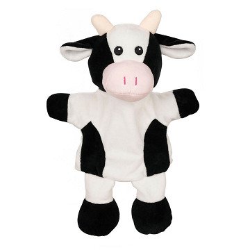 Goki Hand Puppet Cow, 21cm