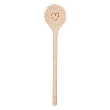 Goki Wooden Ladle Heart, 20cm