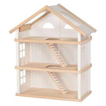 Goki Wooden Dollhouse Modern Living with 3 Floors