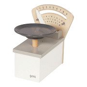 Goki Wooden Scale Gray/White