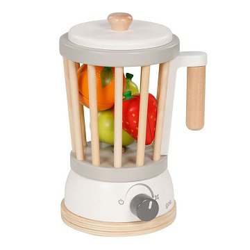 Goki Wooden Blender with Fruit, 7 pcs.