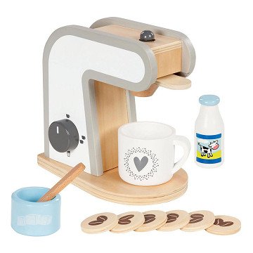 Goki Kaffeemaschine aus Holz, 13-tlg.