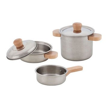 Goki Pans Cooking Set Metal, 5pcs.