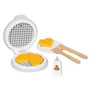 Goki Wooden Waffle Maker with Accessories, 9 pcs.