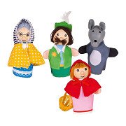 Goki Finger Puppets Little Red Riding Hood, 4 pcs.