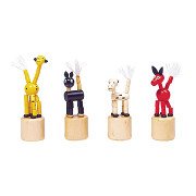 Goki Wooden Push and Shake Animal