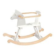 Goki Wooden Rocking Horse White