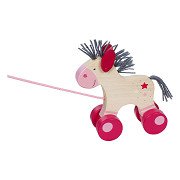 Goki Wooden Pull Animal Horse Lillie