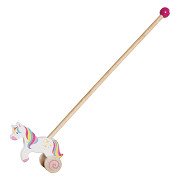 Goki Wooden Push Figure Unicorn