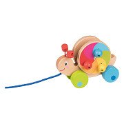 Goki Wooden Pull Animal Snail