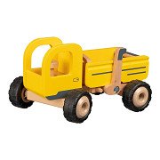 Goki Wooden Dump Truck Yellow