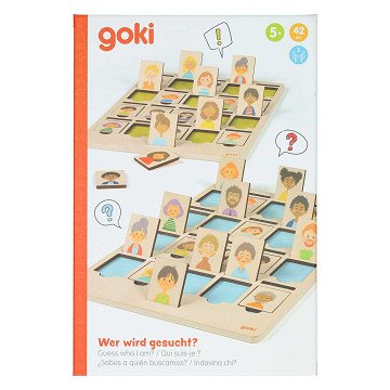 Goki Wooden Game What Person Am I?