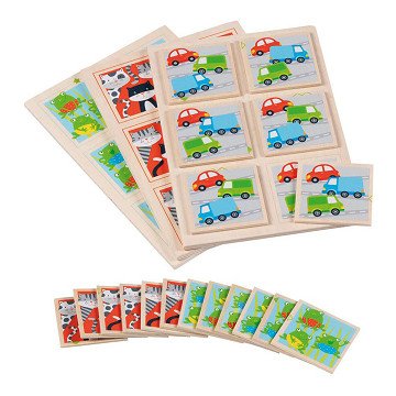 Goki Wooden Memo Game, 36 pcs.