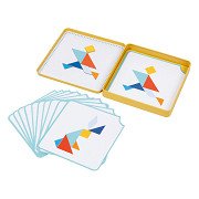 Goki Tangram-Spiel aus Holz in Dose