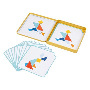 Goki Wooden Tangram Game in a Can