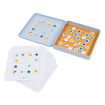 Goki Wooden Sudoku Board Game, 51 pcs.