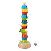 Goki Wooden Wobbling Tower Game, 15 pcs.