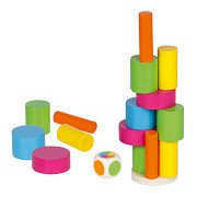 Goki Wooden Balance Game Tower, 27 pcs.