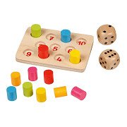 Goki Hout Shut the Box Mini Spel