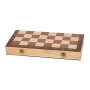 Goki Houten Schaakspel in Koffer