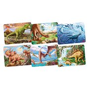 Goki Holzpuzzle Dinosaurier, 24 Teile