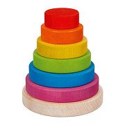 Goki Wooden Stacking Tower, 7 pieces.