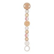 Goki Wooden Pacifier Chain Heart