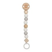 Goki Wooden Pacifier Chain Star Blue