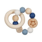 Goki Wooden Gripping Ring Star Blue