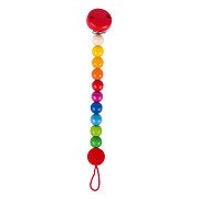 Goki Wooden Pacifier Chain Rainbow