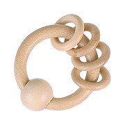 Goki Wooden Gripping Ring with 4 Rings