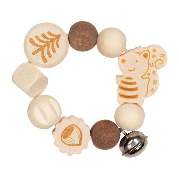 Goki Wooden Gripping Ring Squirrel